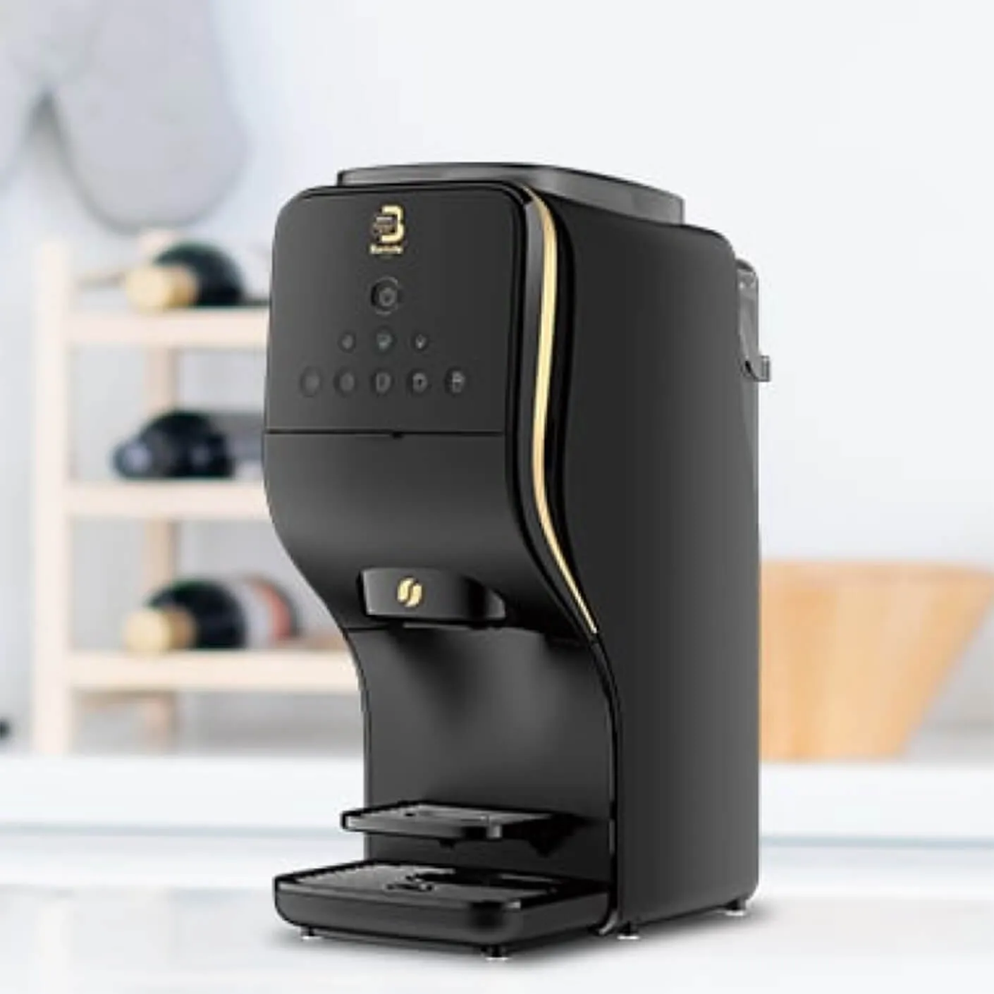 ブライト残量表示が赤色点灯し、カプチーノとカフェラテが消灯｜故障